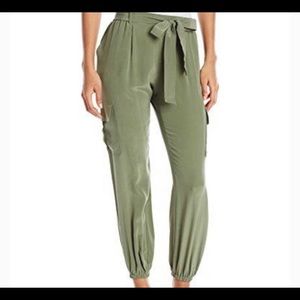Joie silk green cargos size L